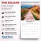 Brush Dance; Pathways | 2027 12 x 24 Inch (Hanging) Monthly Square Wall Calendar | Plastic-Free; Category:Wall Calendars; Image:7